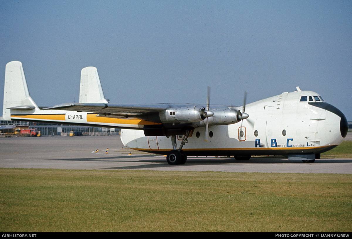 Aircraft Photo of G-APRL | Armstrong Whitworth AW-650 Argosy 101 | Air Bridge Carriers - ABC | AirHistory.net #166028