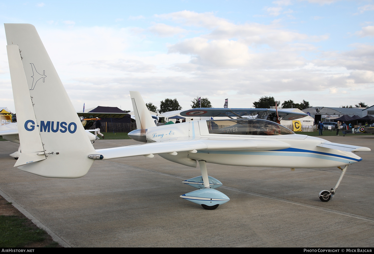 Aircraft Photo of G-MUSO | Rutan 61 Long-EZ | AirHistory.net #166034