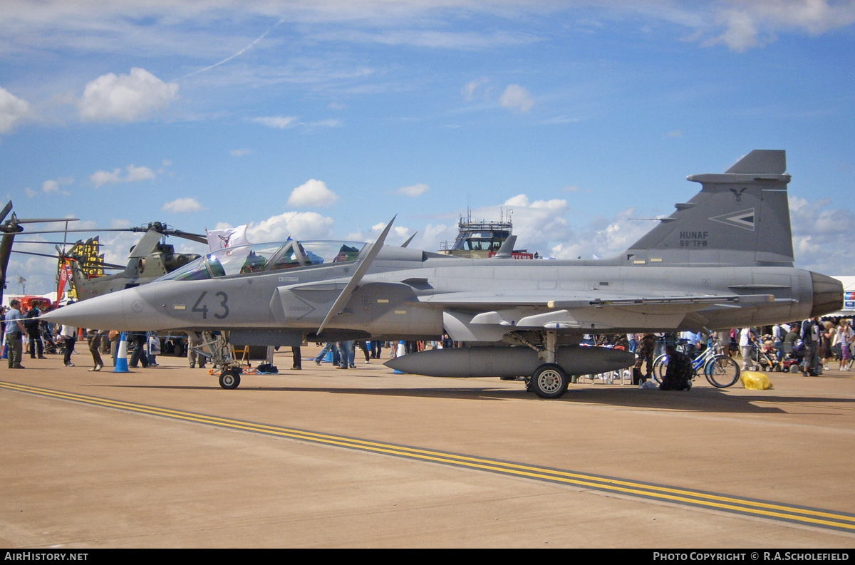 Aircraft Photo of 43 | Saab JAS 39D Gripen | Hungary - Air Force | AirHistory.net #166035