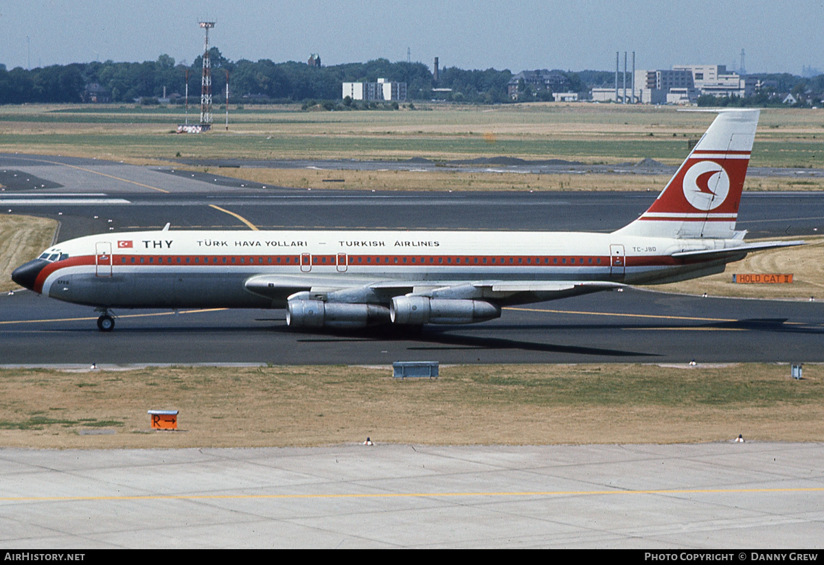 Aircraft Photo of TC-JBD | Boeing 707-121(B) | THY Türk Hava Yolları - Turkish Airlines | AirHistory.net #166045