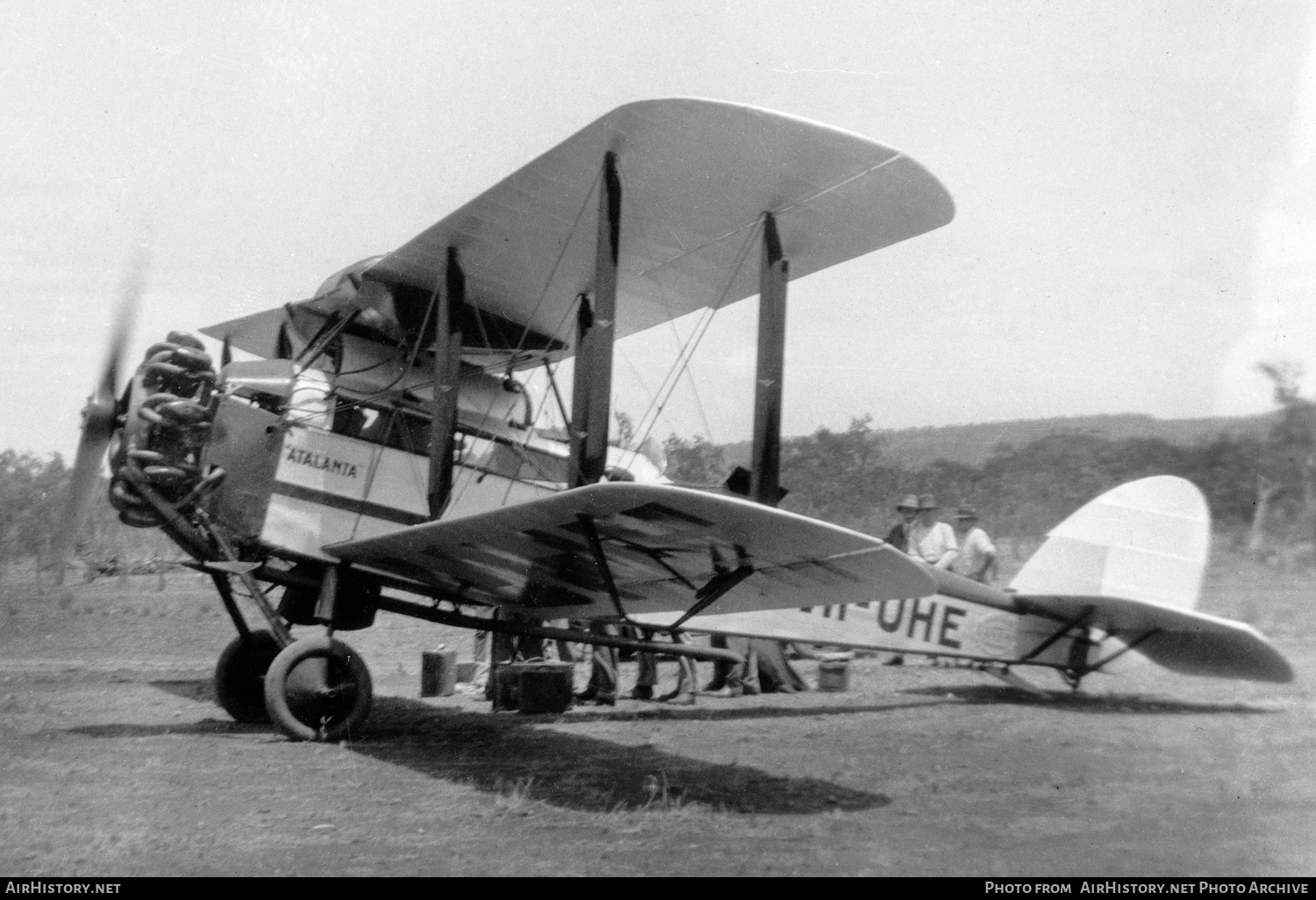 Aircraft Photo of VH-UHE | de Havilland D.H. 50A | Queensland and Northern Territory Aerial Services | AirHistory.net #166050