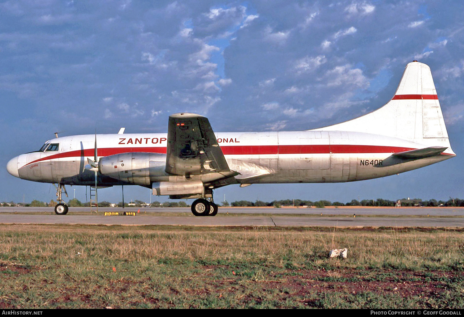 Aircraft Photo of N640R | Convair 640/F | Zantop International Airlines | AirHistory.net #166060