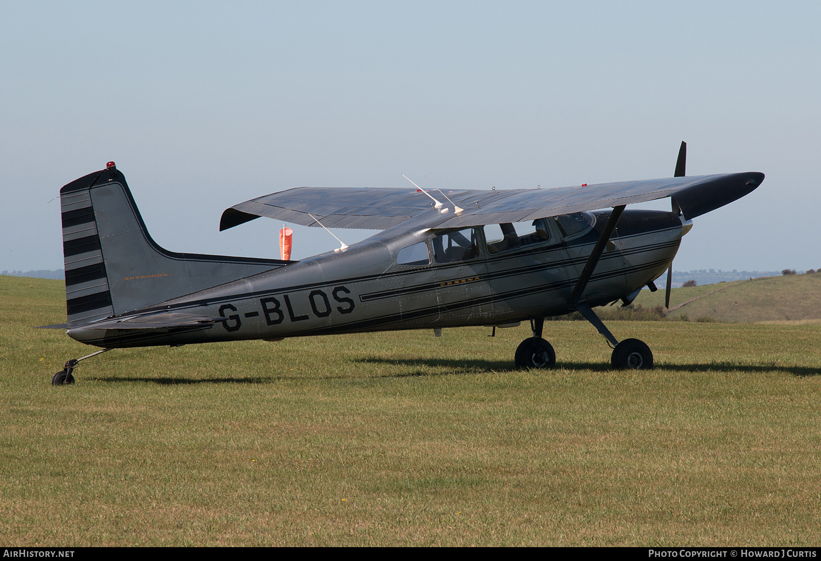 Aircraft Photo of G-BLOS | Cessna 185A Skywagon | AirHistory.net #166067