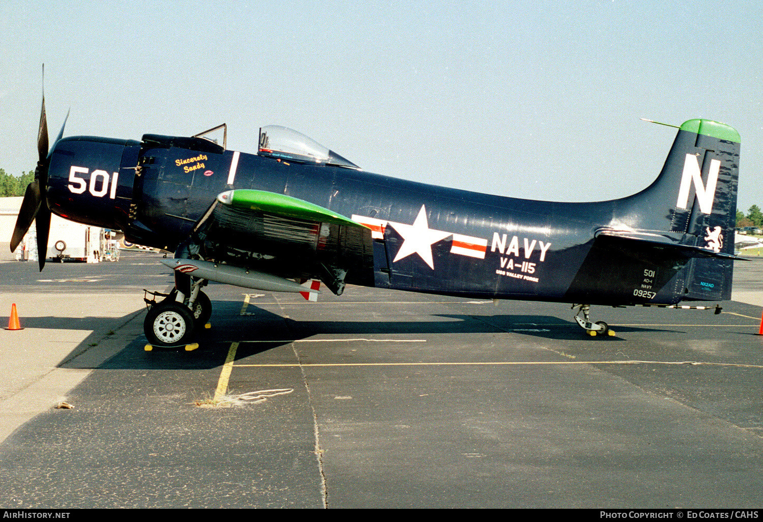 Aircraft Photo of N2AD / NX2AD / 09257 | Douglas AD-2 Skyraider | USA - Navy | AirHistory.net #166070
