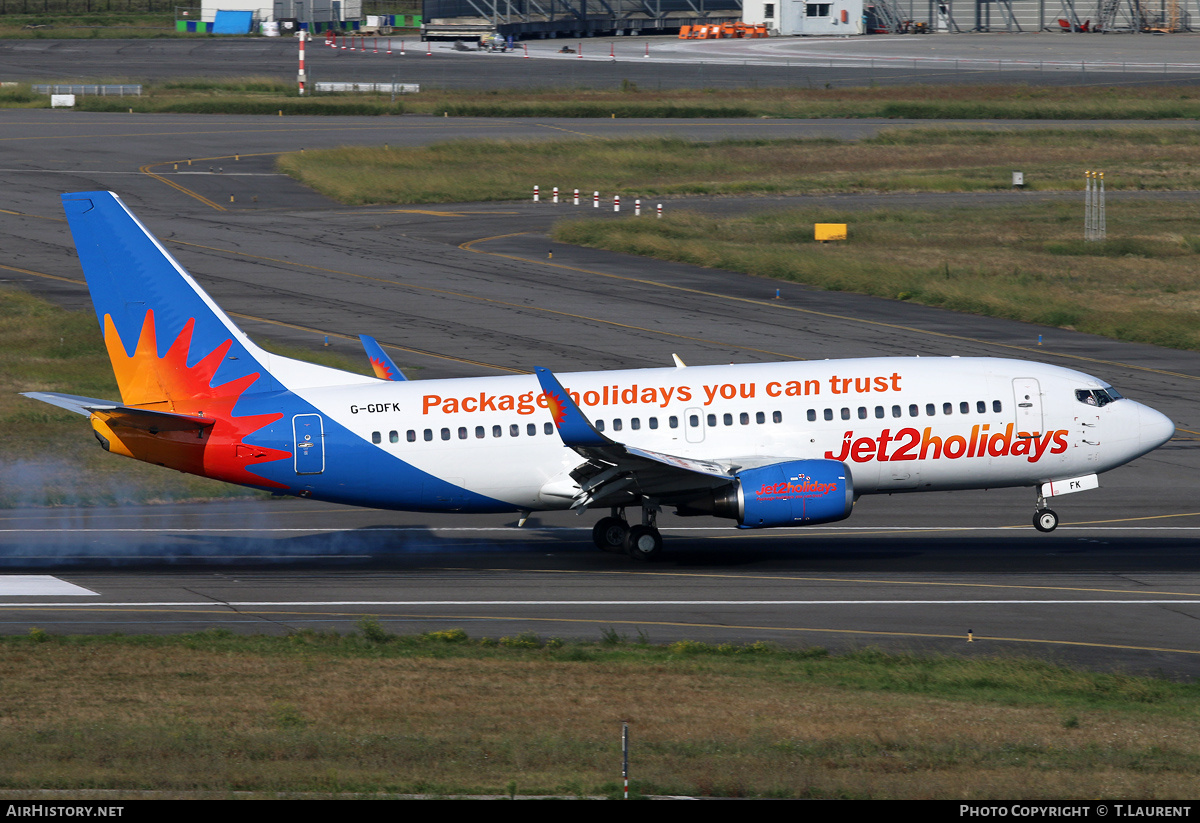 Aircraft Photo of G-GDFK | Boeing 737-36N | Jet2 Holidays | AirHistory.net #166075