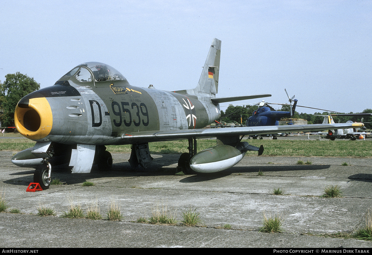 Aircraft Photo of D-9539 | Canadair CL-13B Sabre 6 | Germany - Air Force | AirHistory.net #166099
