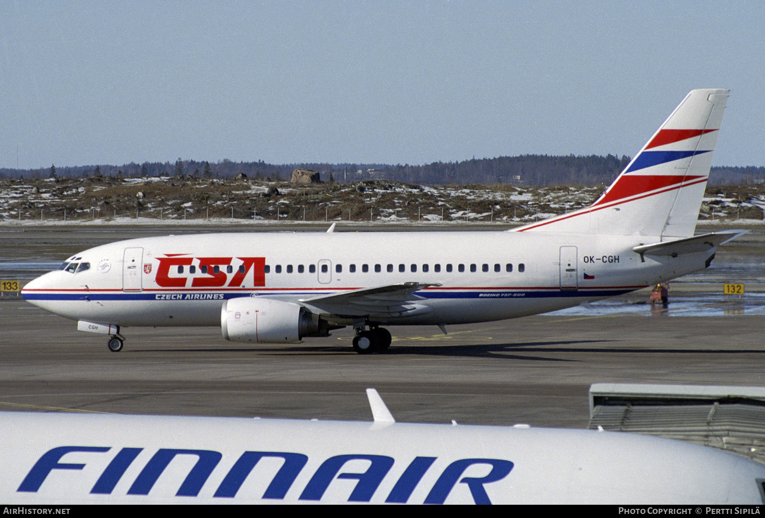 Aircraft Photo of OK-CGH | Boeing 737-55S | ČSA - Czech Airlines | AirHistory.net #166100