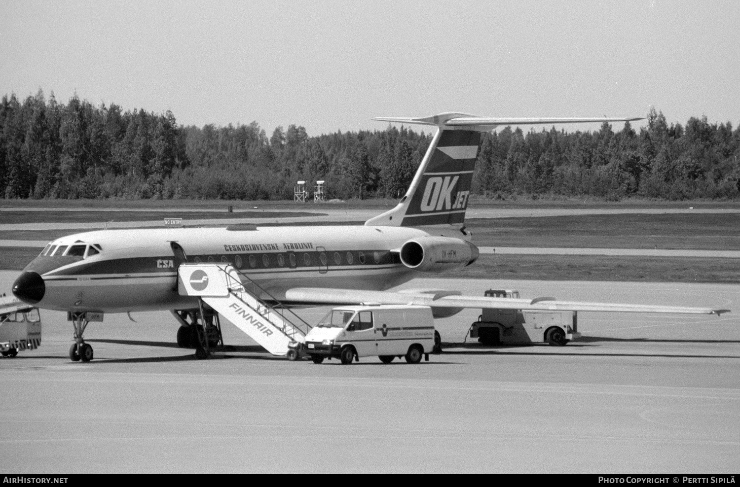 Aircraft Photo of OK-HFM | Tupolev Tu-134A | ČSA - Československé Aerolinie - Czechoslovak Airlines | AirHistory.net #166120