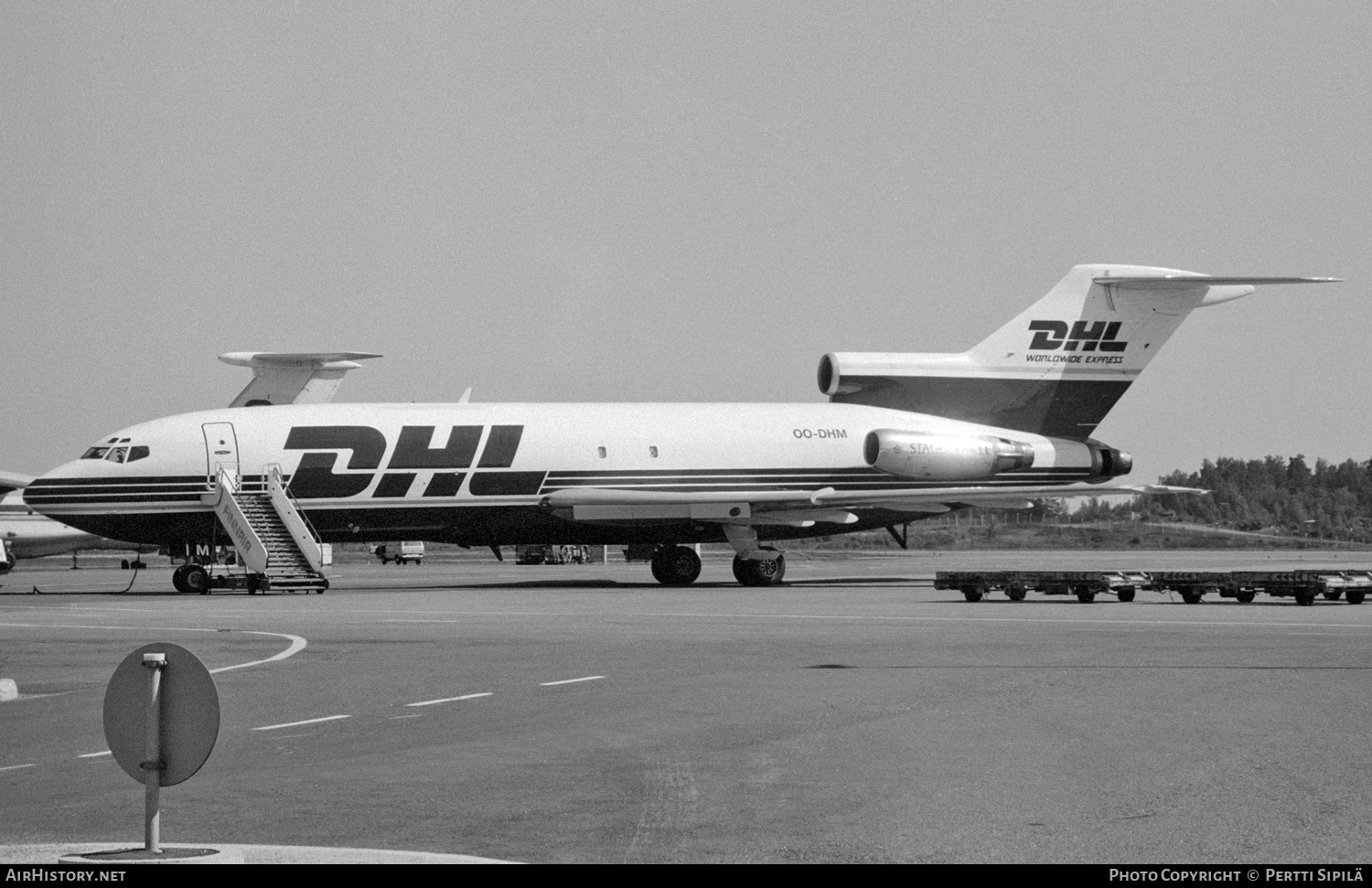 Aircraft Photo of OO-DHM | Boeing 727-31(F) | DHL Worldwide Express | AirHistory.net #166155