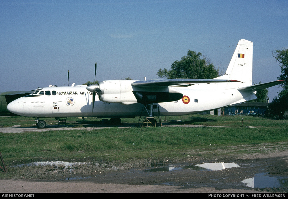 Aircraft Photo of 5022 | Antonov An-24RT | Romania - Air Force | AirHistory.net #166172