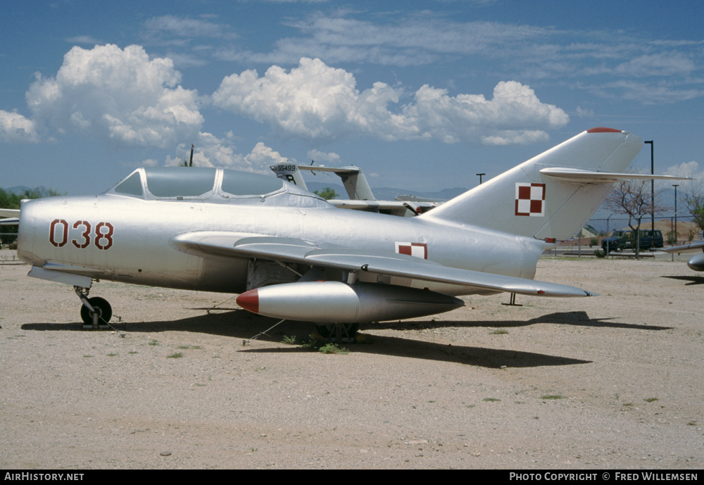 Aircraft Photo of 038 | PZL-Mielec SBLim-2 (MiG-15UTI) | Poland - Air Force | AirHistory.net #166190