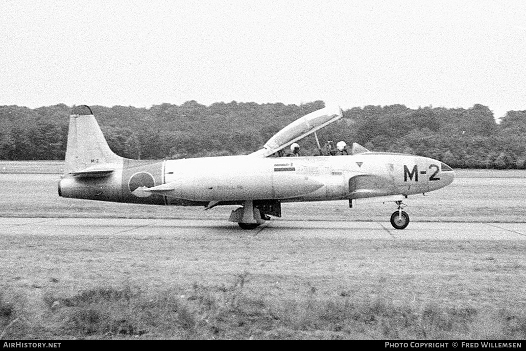 Aircraft Photo of M-2 | Lockheed T-33A | Netherlands - Air Force | AirHistory.net #166205