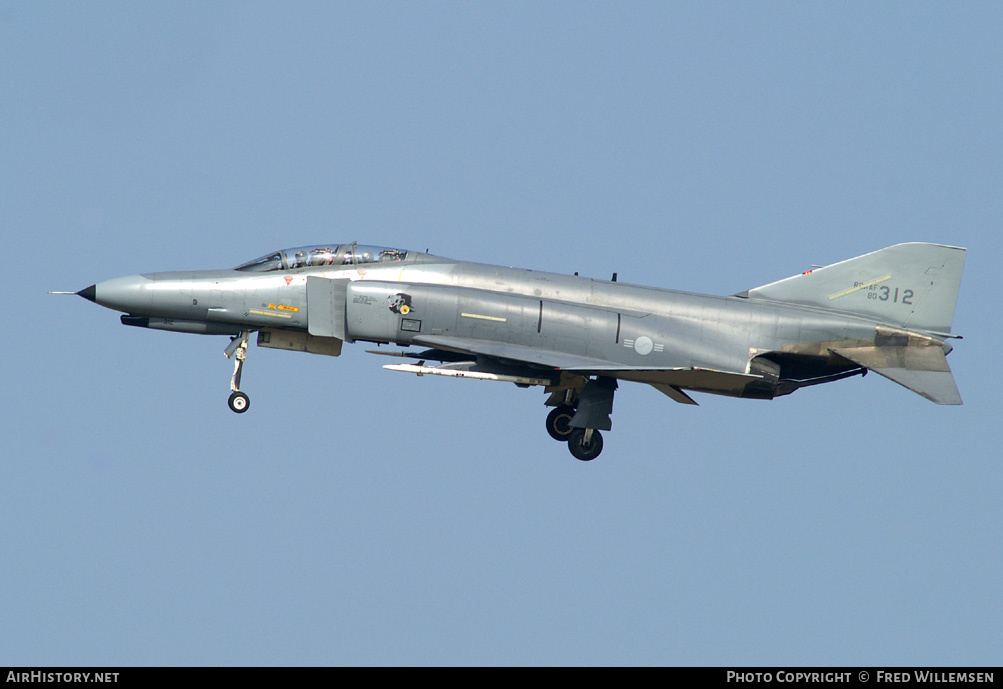 Aircraft Photo of 80-312 | McDonnell Douglas F-4E Phantom II | South Korea - Air Force | AirHistory.net #166210