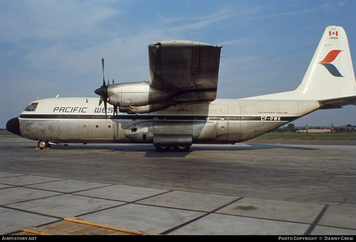 Aircraft Photo of CF-PWK | Lockheed L-100-20 Hercules (382E) | Pacific Western Airlines | AirHistory.net #166218