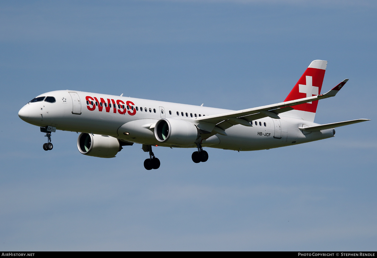 Aircraft Photo of HB-JCF | Bombardier CSeries CS300 (BD-500-1A11) | Swiss International Air Lines | AirHistory.net #166257