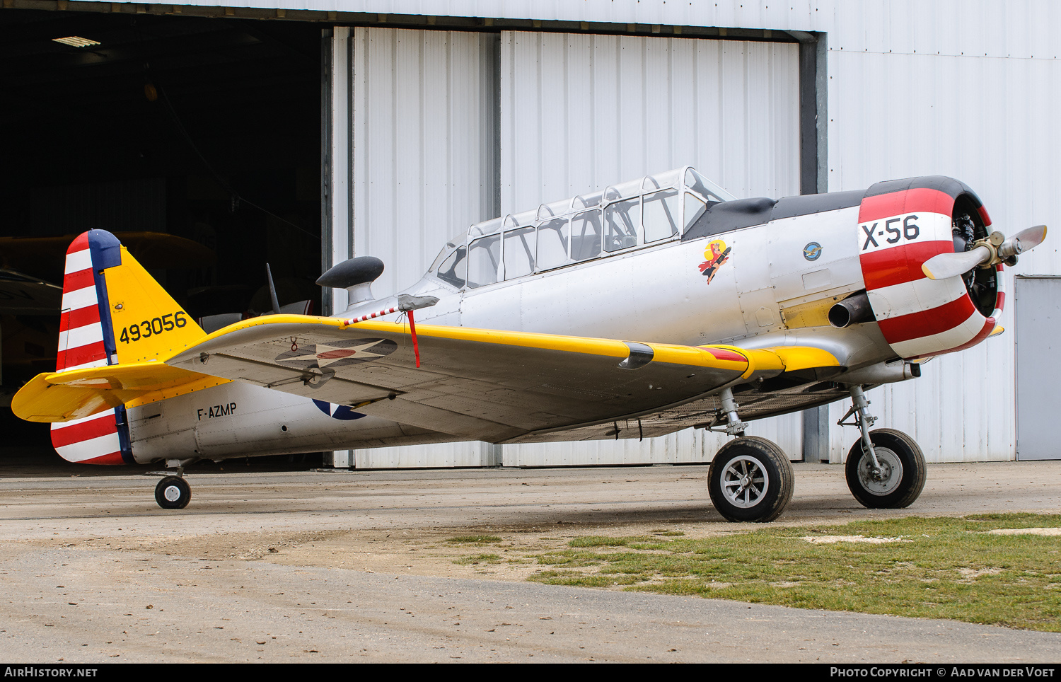 Aircraft Photo of F-AZMP / 493056 | North American T-6G Texan | USA - Air Force | AirHistory.net #166287