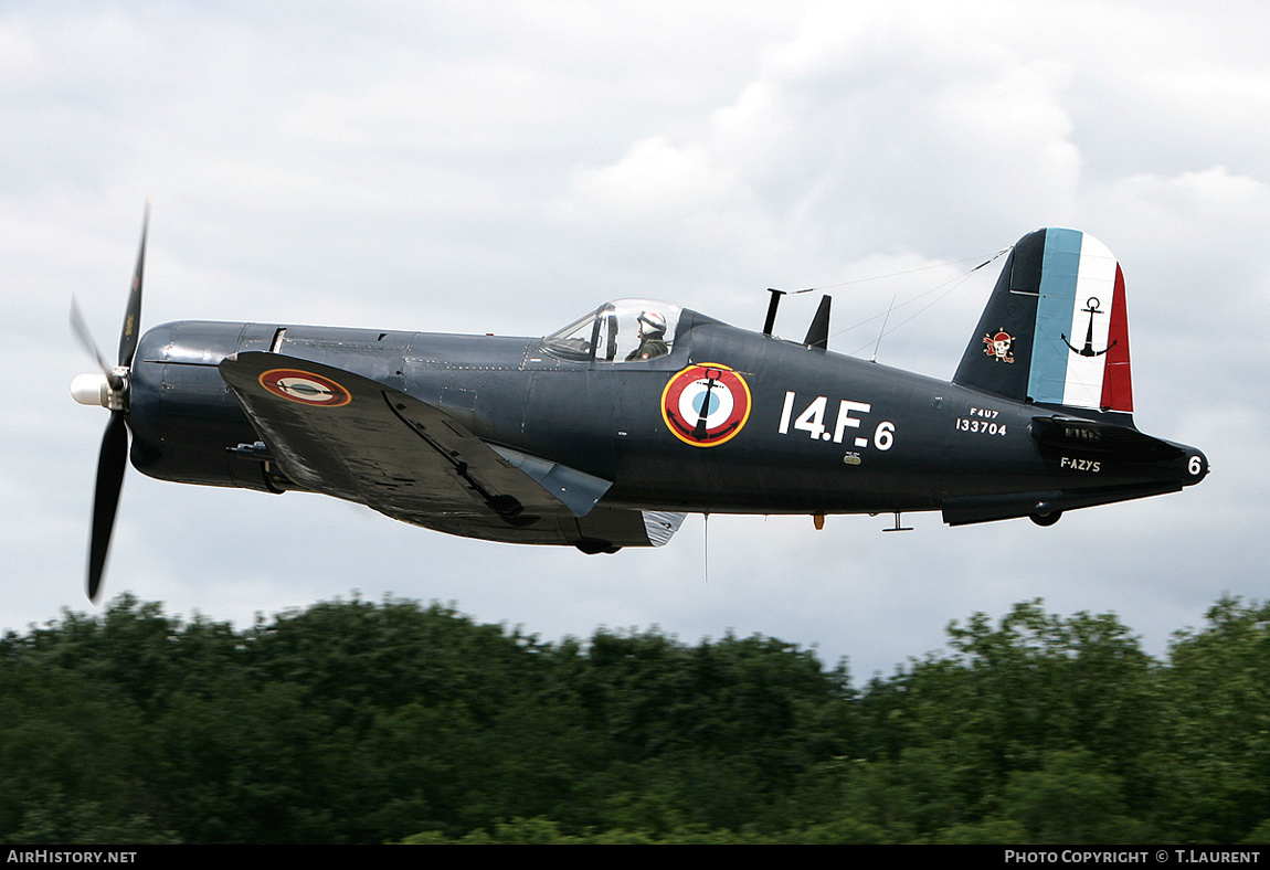 Aircraft Photo of F-AZYS / 133704 | Vought F4U-7 Corsair | France - Navy | AirHistory.net #166288