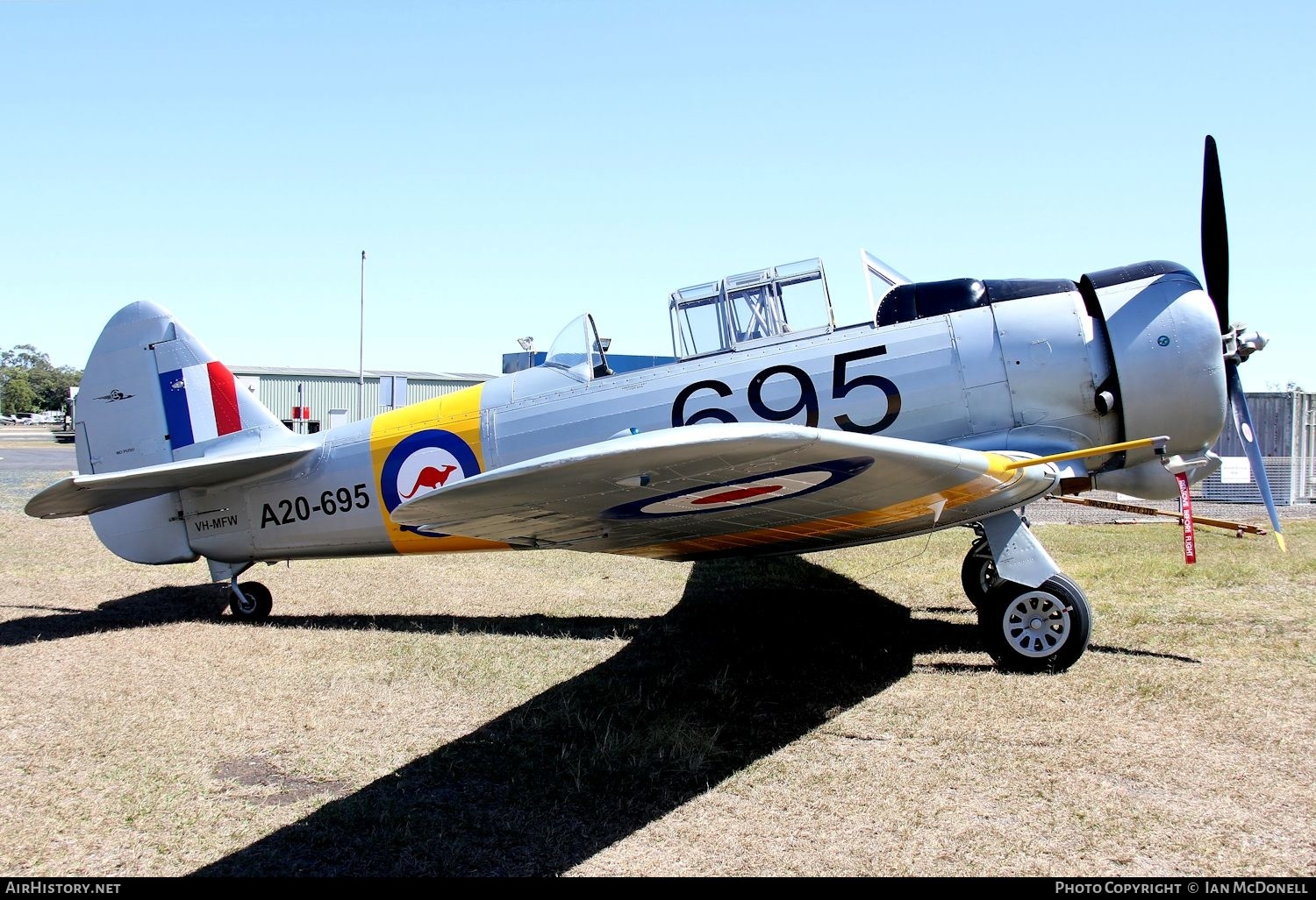 Aircraft Photo of VH-MFW / A20-695 | Commonwealth CA-16 Wirraway Mk3 | Australia - Air Force | AirHistory.net #166305
