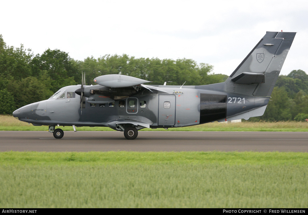 Aircraft Photo of 2721 | Let L-410UVP-E20 Turbolet | Slovakia - Air Force | AirHistory.net #166342