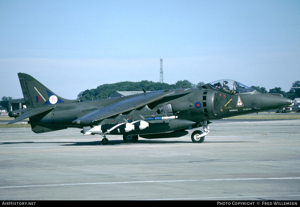 Aircraft Photo of ZG501 | British Aerospace Harrier GR7 | UK - Air Force | AirHistory.net #166346