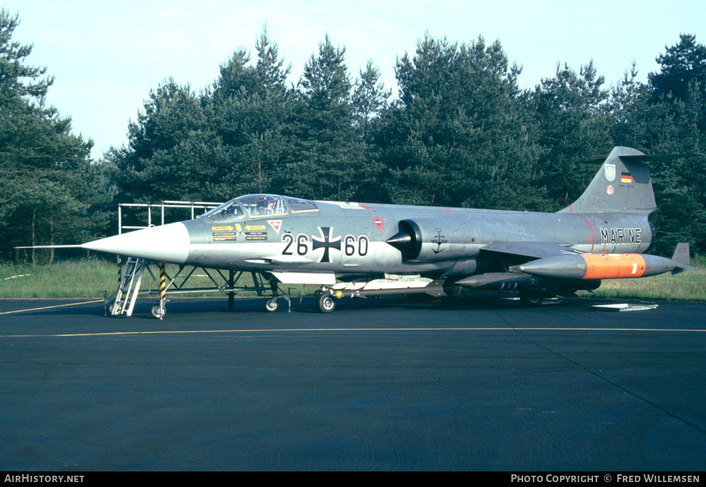 Aircraft Photo of 2660 | Lockheed F-104G Starfighter | Germany - Navy | AirHistory.net #166347