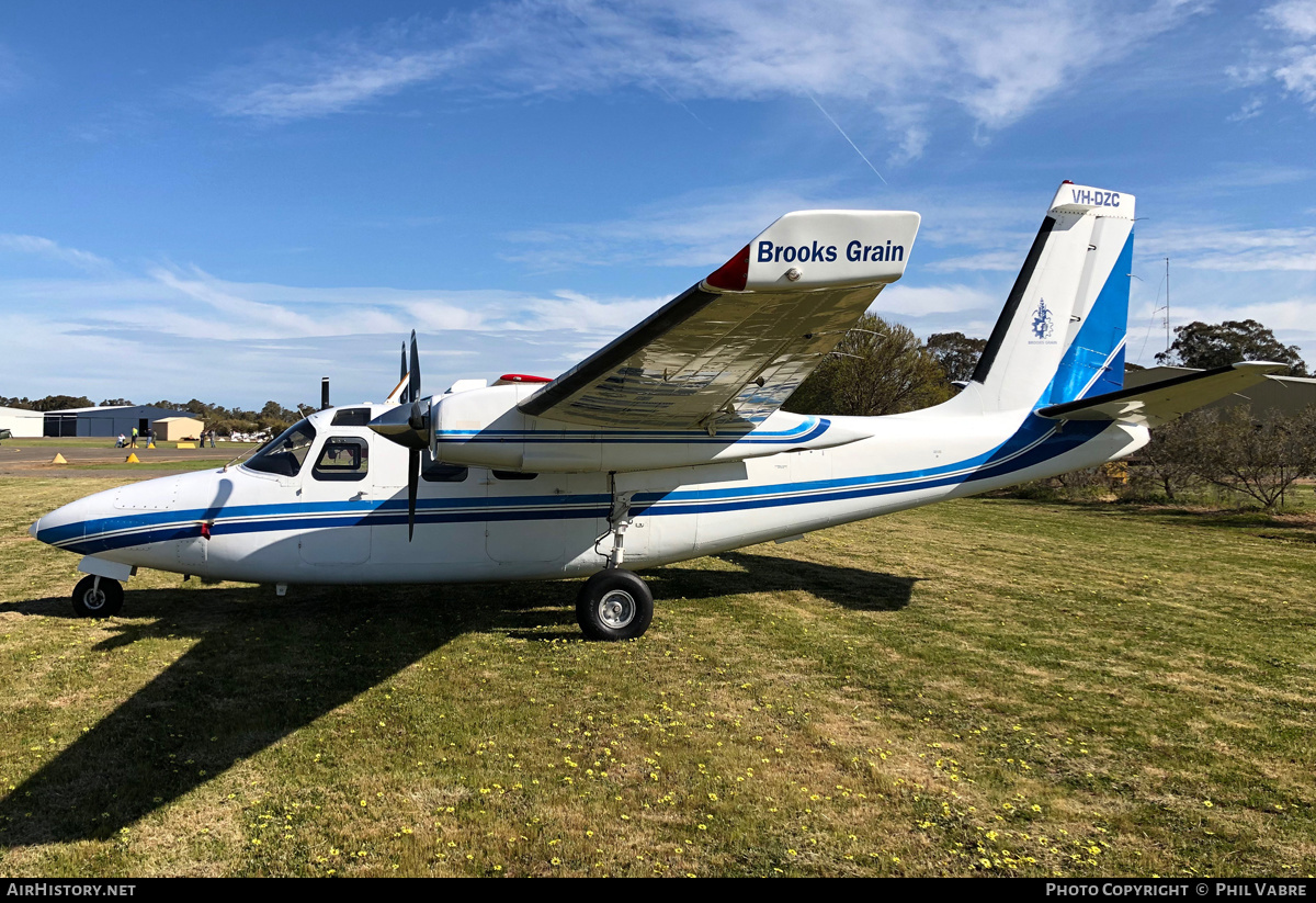 Aircraft Photo of VH-DZC | Rockwell 500S Shrike Commander | Brooks Grain | AirHistory.net #166352