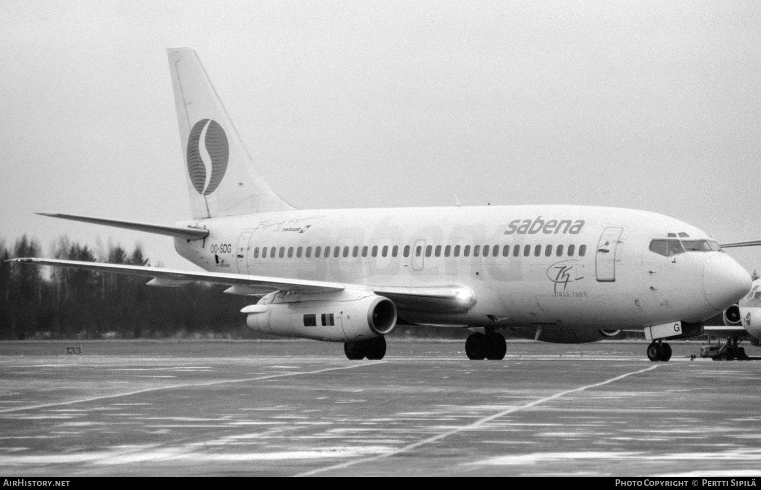 Aircraft Photo of OO-SDG | Boeing 737-229/Adv | Sabena | AirHistory.net #166353