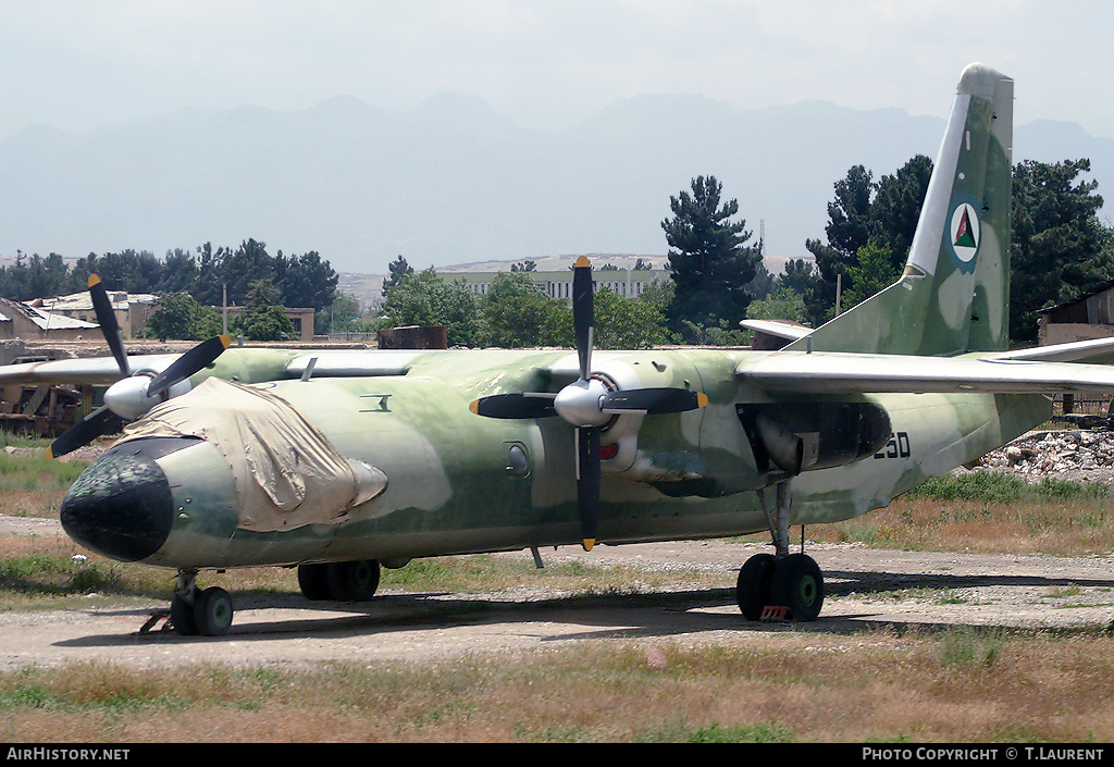 Aircraft Photo of 250 | Antonov An-26B | Afghanistan - Air Force | AirHistory.net #166361