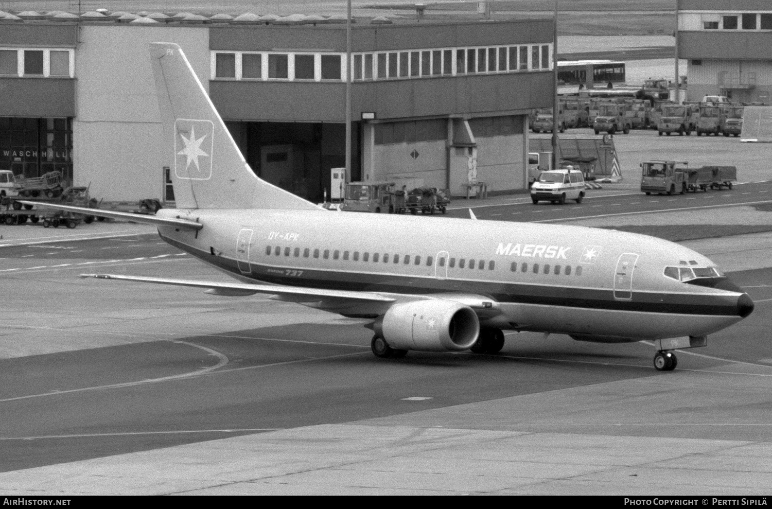 Aircraft Photo of OY-APK | Boeing 737-5L9 | Maersk Air | AirHistory.net #166373