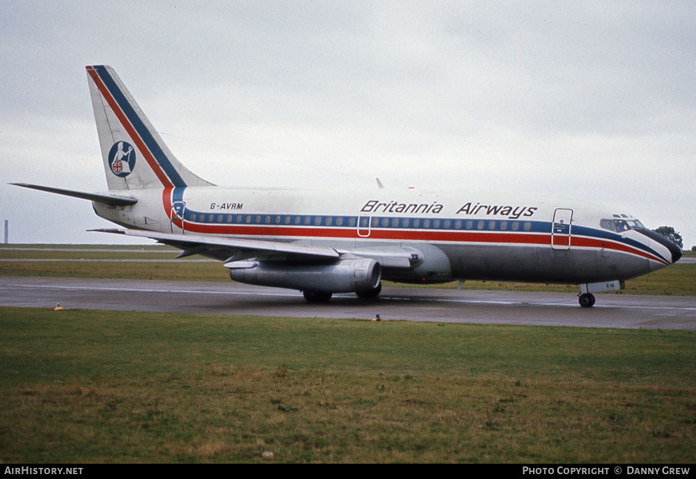 Aircraft Photo of G-AVRM | Boeing 737-204 | Britannia Airways | AirHistory.net #166374