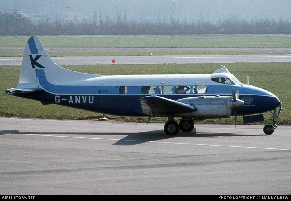 Aircraft Photo of G-ANVU | De Havilland D.H. 104 Dove 1B | Keegan Group | AirHistory.net #166393