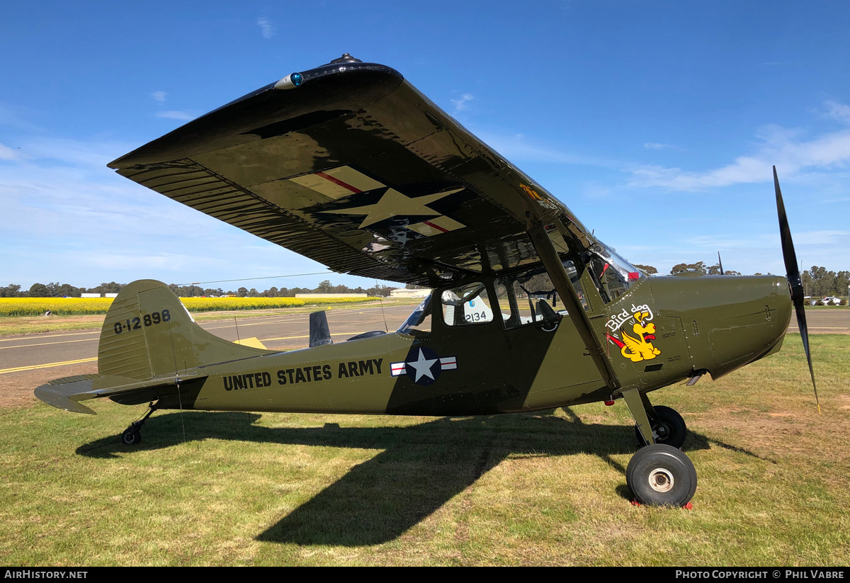 Aircraft Photo of VH-EAZ / 51-12898 | Cessna O-1G Bird Dog | USA - Army | AirHistory.net #166399