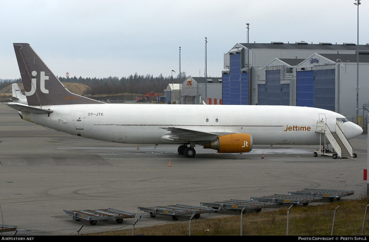 Aircraft Photo of OY-JTK | Boeing 737-4Y0(SF) | Jettime | AirHistory.net #166401