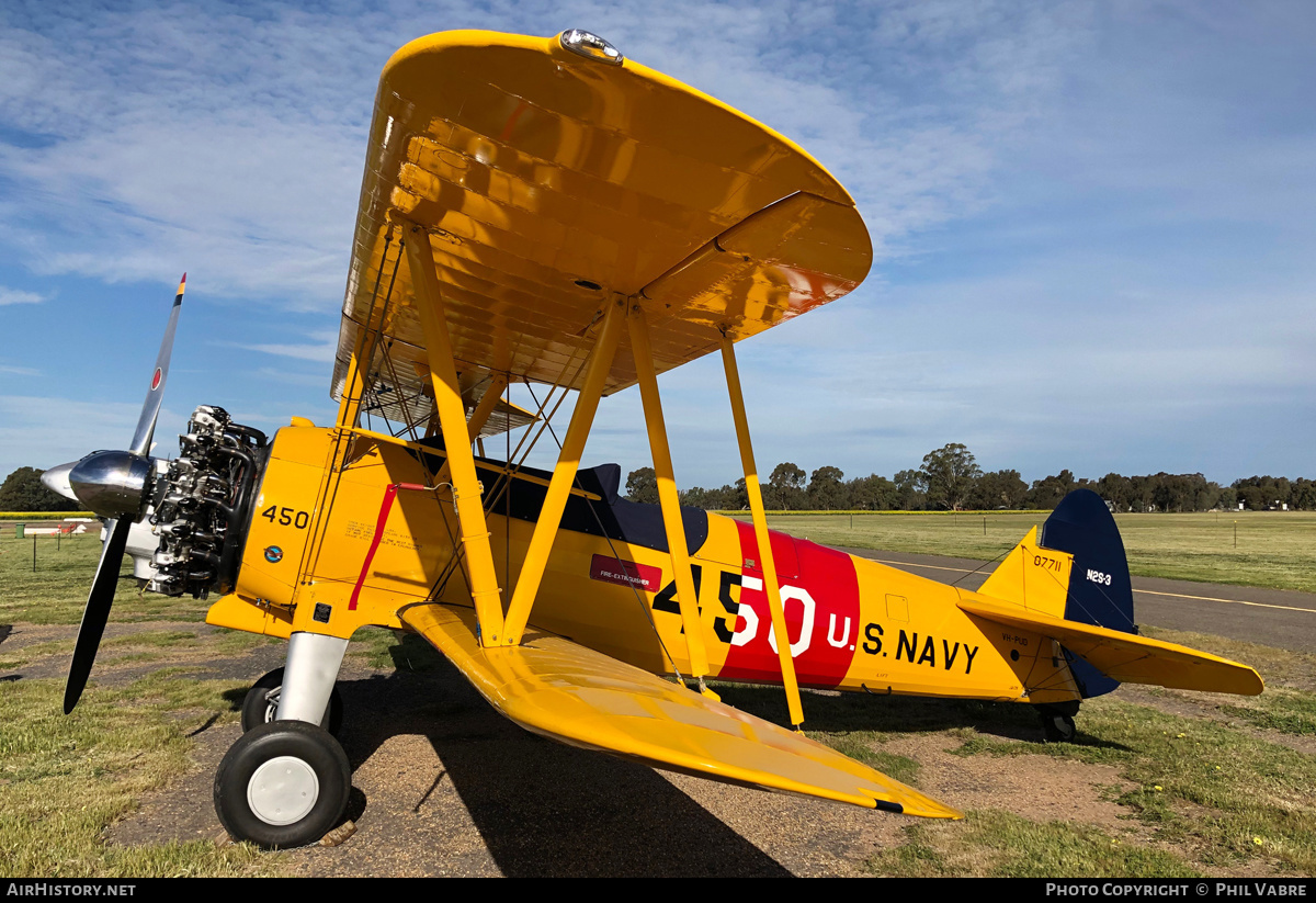 Aircraft Photo of VH-PUD / 07711 | Boeing N2S-3 Kaydet (B75N1) | USA - Navy | AirHistory.net #166403