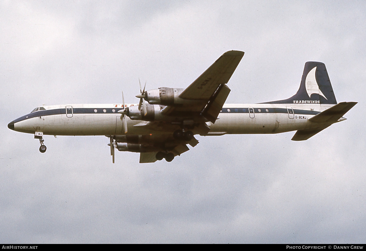 Aircraft Photo of G-BCWJ | Canadair CL-44D4-6 | Tradewinds Airways | AirHistory.net #166414