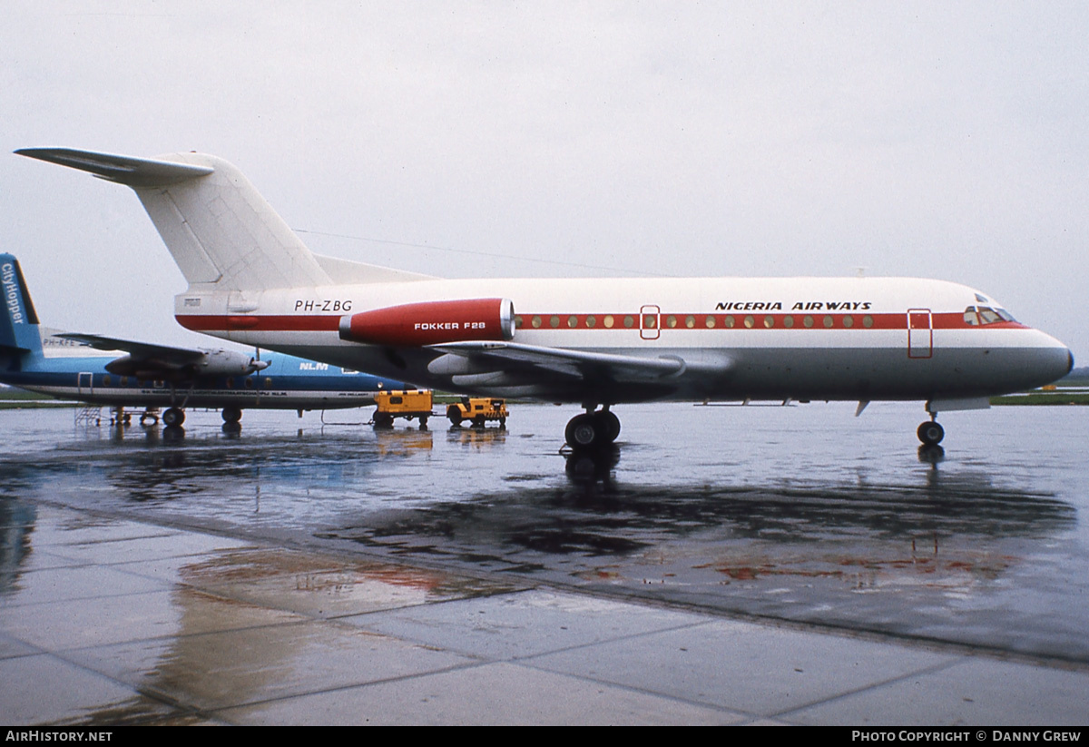 Aircraft Photo of PH-ZBG | Fokker F28-1000 Fellowship | Nigeria Airways | AirHistory.net #166415