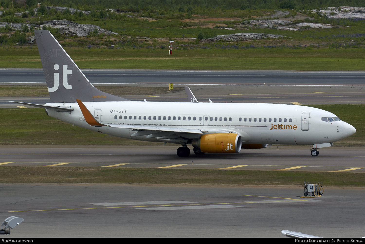 Aircraft Photo of OY-JTY | Boeing 737-7Q8 | Jettime | AirHistory.net #166460