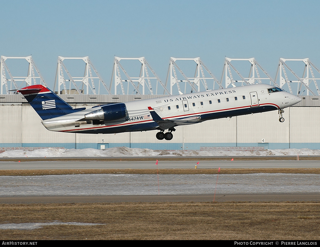 Aircraft Photo of N447AW | Bombardier CRJ-200ER (CL-600-2B19) | US Airways Express | AirHistory.net #166470