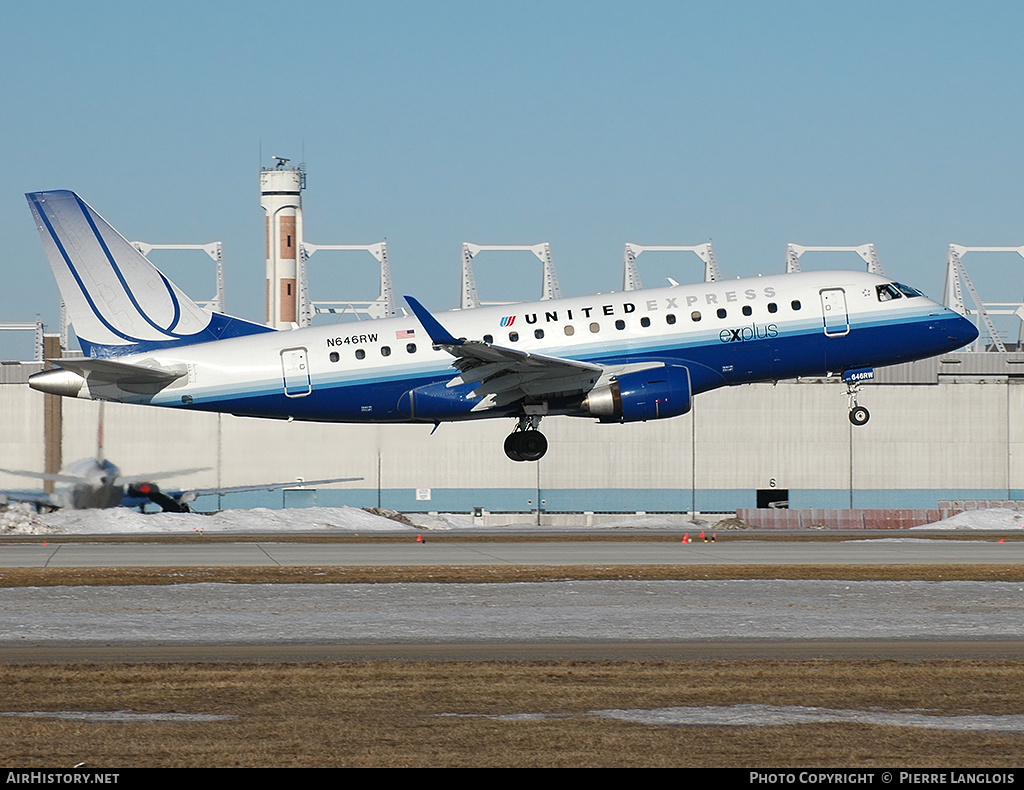 Aircraft Photo of N646RW | Embraer 170SE (ERJ-170-100SE) | United Express | AirHistory.net #166480
