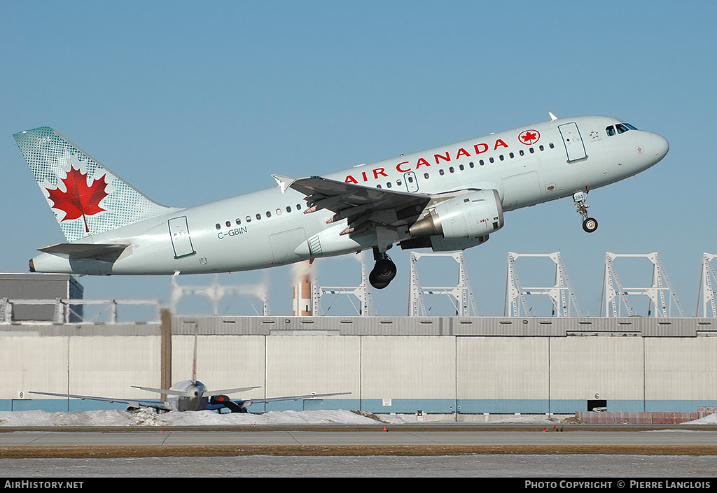 Aircraft Photo of C-GBIN | Airbus A319-114 | Air Canada | AirHistory.net #166487