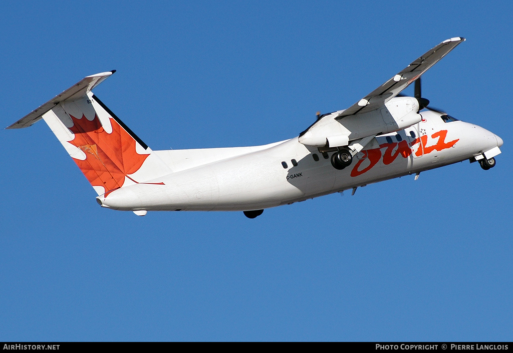 Aircraft Photo of C-GANK | De Havilland Canada DHC-8-102 Dash 8 | Air Canada Jazz | AirHistory.net #166490