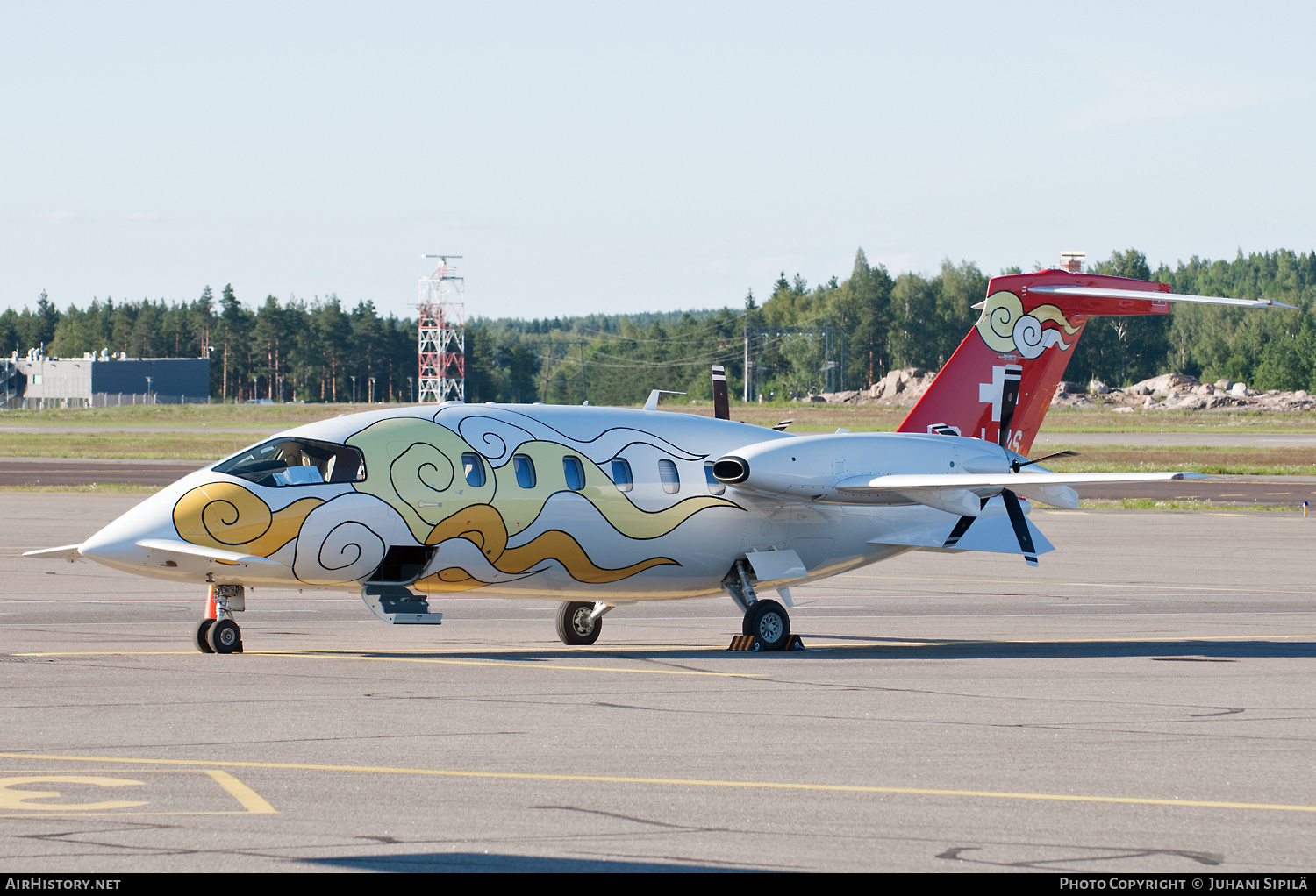 Aircraft Photo of HB-LUS | Piaggio P-180 Avanti II | AirHistory.net #166507