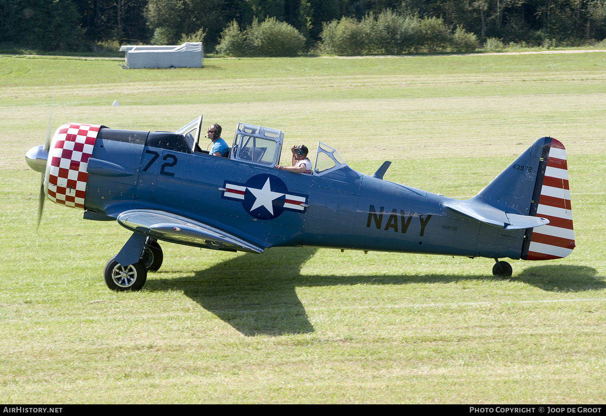 Aircraft Photo of N3972E / 43972 | North American SNJ-5 Texan | USA - Navy | AirHistory.net #166516