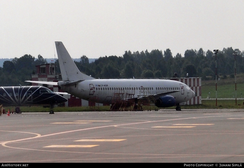 Aircraft Photo of LY-AQX | Boeing 737-322 | AirHistory.net #166525