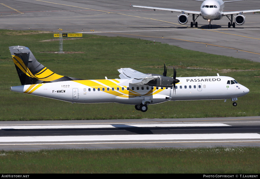 Aircraft Photo of F-WWEW | ATR ATR-72-600 (ATR-72-212A) | Passaredo Linhas Aéreas | AirHistory.net #166529