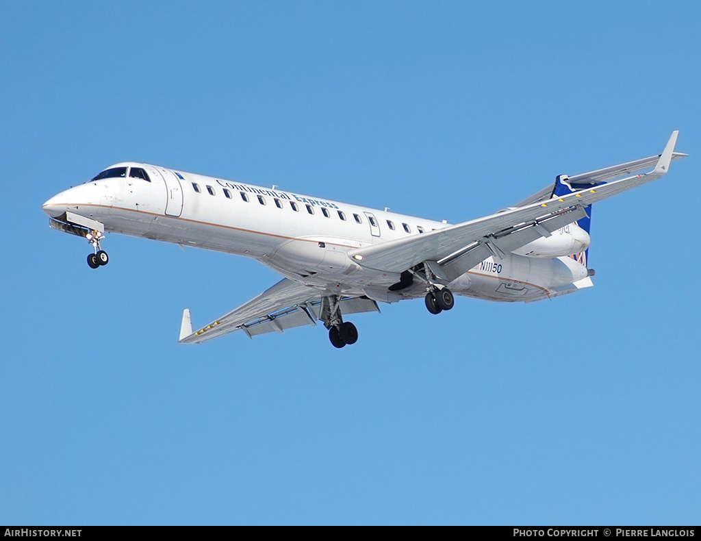 Aircraft Photo of N11150 | Embraer ERJ-145XR (EMB-145XR) | Continental Express | AirHistory.net #166550