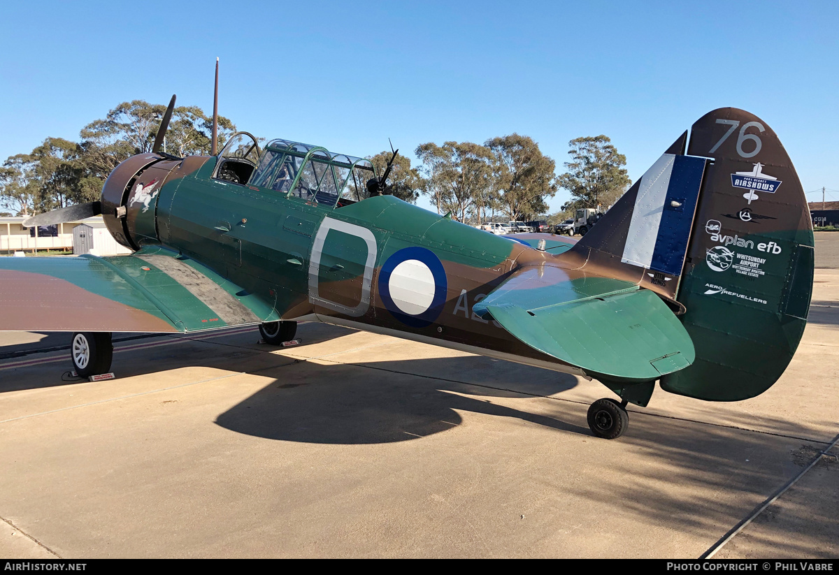 Aircraft Photo of VH-WWY / A20-176 | Commonwealth CA-3 Wirraway Mk II | Paul Bennet Airshows | Australia - Air Force | AirHistory.net #166569