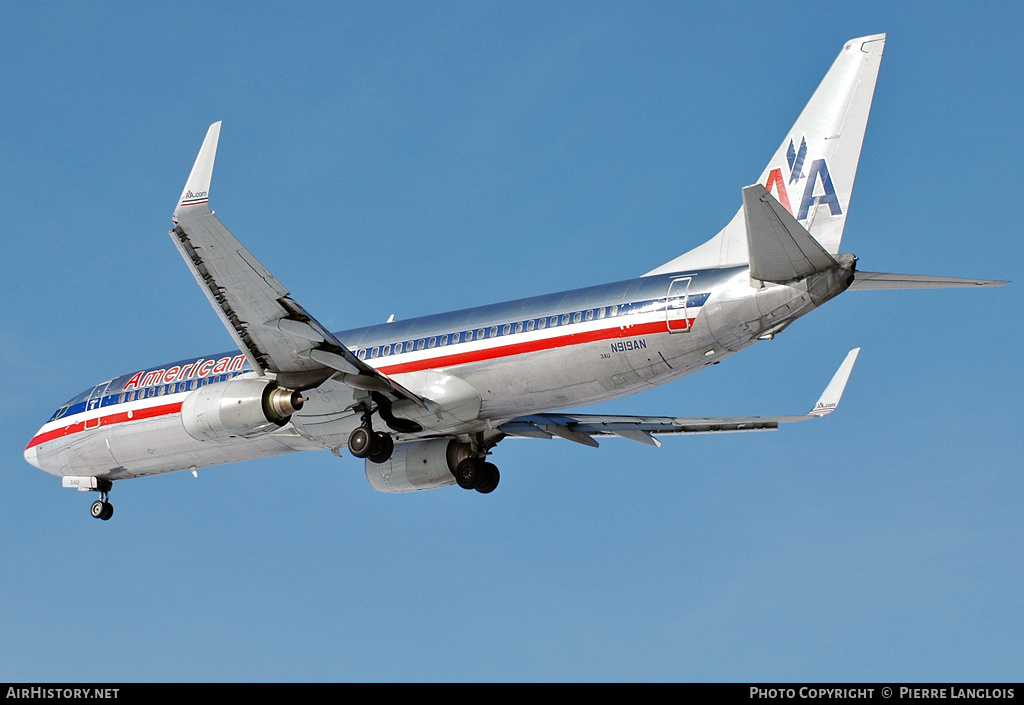 Aircraft Photo of N919AN | Boeing 737-823 | American Airlines | AirHistory.net #166578