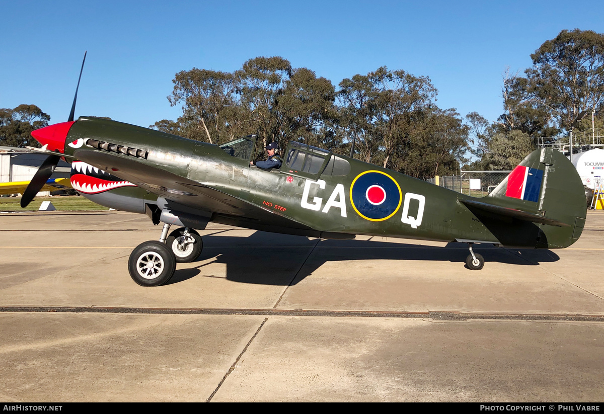 Aircraft Photo of VH-ZOC | Curtiss P-40N Warhawk | UK - Air Force | AirHistory.net #166580
