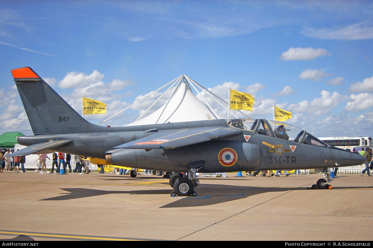 Aircraft Photo of E47 | Dassault-Dornier Alpha Jet E | France - Air Force | AirHistory.net #166676